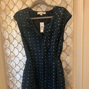 Super cute cotton tie waist shift dress from Loft!